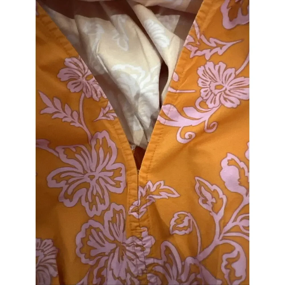 XiRENA Orange Floral Puff-Sleeve Maxi Dress - Picture 9 of 9